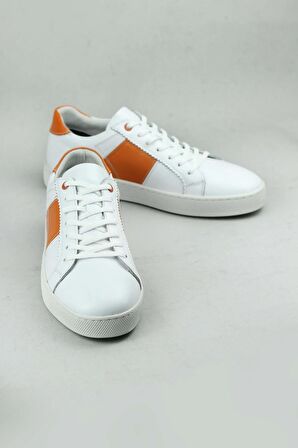 Punto 274056 Hakiki Deri Bağcıklı  Sneaker Erkek