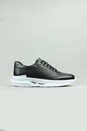 Punto 398120 Hakiki Deri Bağcıklı Sneaker Erkek