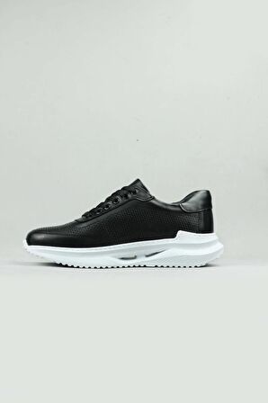 Punto 398120 Hakiki Deri Bağcıklı Sneaker Erkek