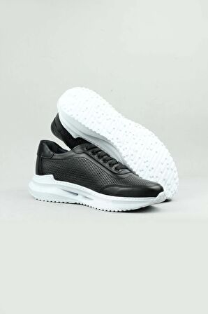 Punto 398120 Hakiki Deri Bağcıklı Sneaker Erkek