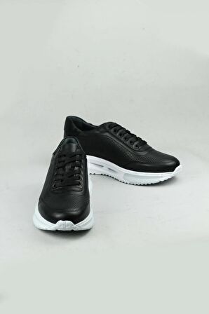 Punto 398120 Hakiki Deri Bağcıklı Sneaker Erkek