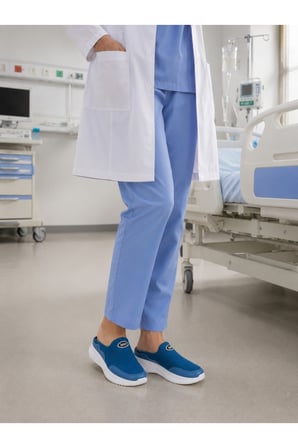 Kadın Faylon Taban Ortopedik File Sabo Doktor Hemşire Hastane Aşçı Terliği Seferi3100