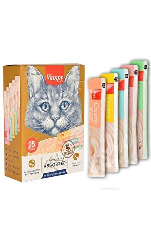 Karışık Lezzetli Sıvı Kedi Ödülü 25x14 Gr