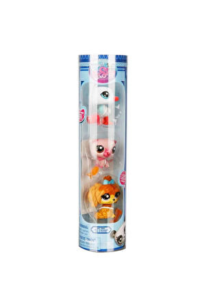 Littlest Pet Shop Minişler 3'lü Figür Seti S2 S00000621 Su Samuru  Martı  Köpek