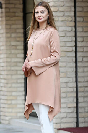 Armin Tesettür Tunik Camel