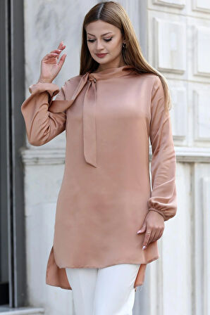 Trend Tesettür Tunik Camel