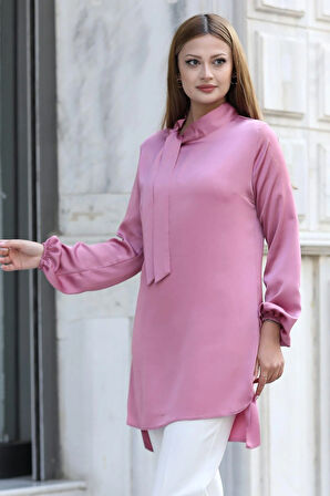 Trend Tesettür Tunik Gülkurusu