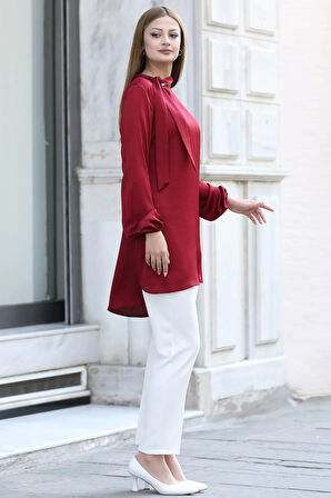 Trend Tesettür Tunik Kırmızı
