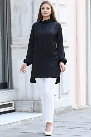 Trend Tesettür Tunik Siyah
