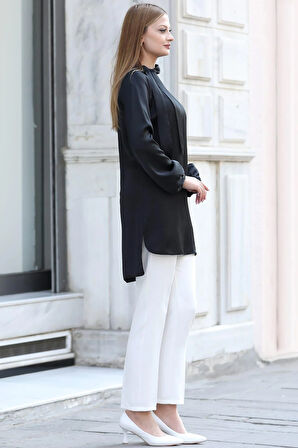 Trend Tesettür Tunik Siyah