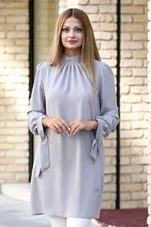 Esila Tesettür Tunik Gri