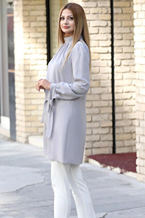 Esila Tesettür Tunik Gri