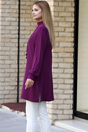 Işıl Tesettür Tunik Mürdüm