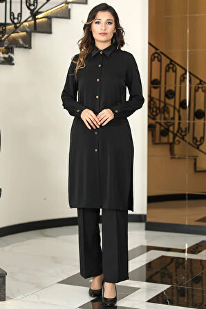 Asrın Tesettür Tunik Siyah