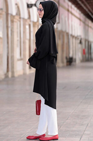 Eflin Tesettür Tunik Siyah