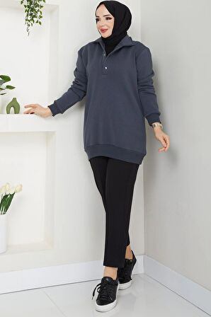 Esila Tesettür Sweat Antrasit