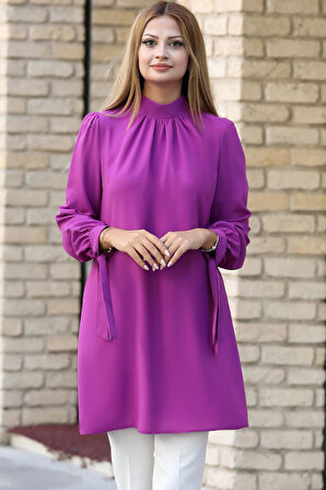 Esila Tesettür Takım Lila