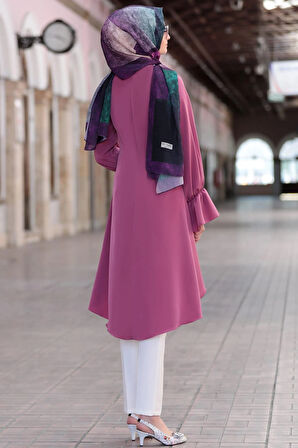 Eflin Tesettür Tunik Gülkurusu