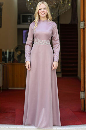 Berfin Tesettür Abiye Pudra