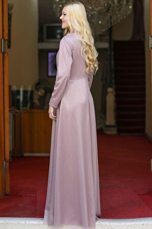 Berfin Tesettür Abiye Pudra