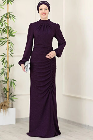 Rüya Tesettür Abiye Mürdüm