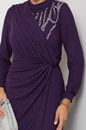 Eylül Tesettür Abiye Mürdüm