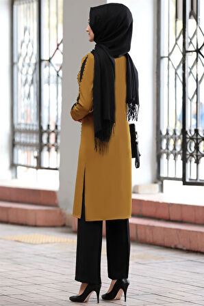 Elif Tesettür Takım Yağ Yeşili