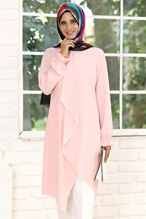 Arya Tesettür Tunik Pudra