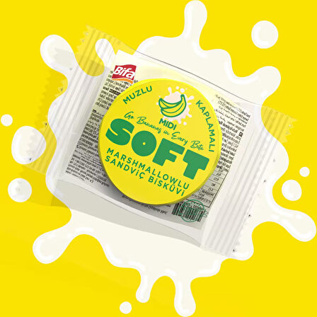 Bifa Soft Muzlu Marshmallowlu Midi Boy Bisküvi 20 gr x 30 Adet