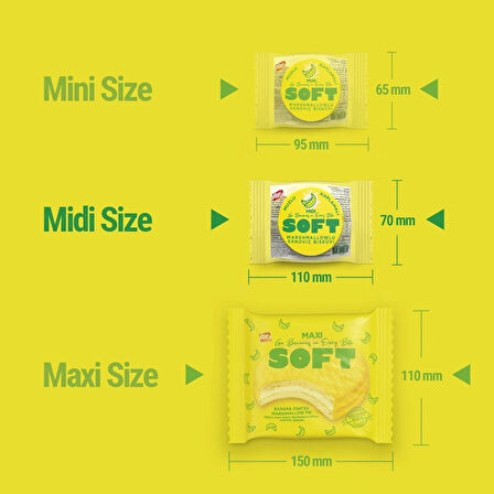 Bifa Soft Muzlu Marshmallowlu Midi Boy Bisküvi 20 gr x 30 Adet