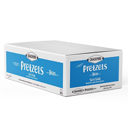 Crackfers Pretzel Deniz Tuzlu 200 gr x 12 Adet