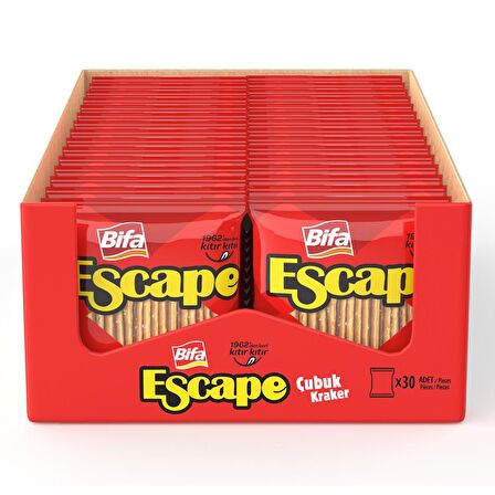 Bifa Escape Tuzlu Çubuk Kraker 150 gr x 30 Adet