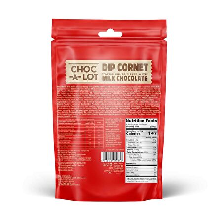 Choc-A-Lot Mini Gofret Sütlü Çikolatalı 120 gr