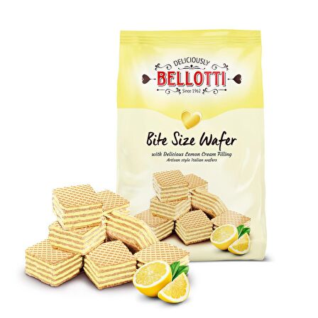 Bellotti Küp Gofret Limonlu 200 gr x 2 Adet