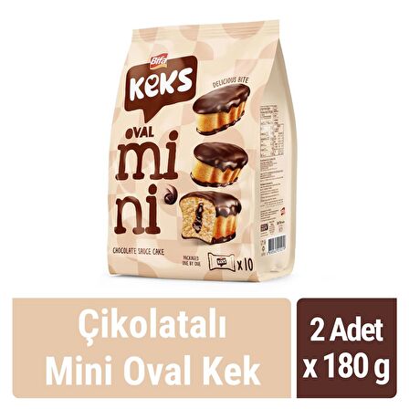 Bifa Keks Mini Oval Kek Çikolatalı 180 gr x 2 Adet