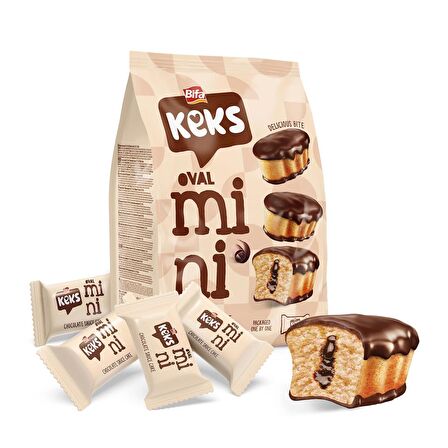 Bifa Keks Mini Oval Kek Çikolatalı 180 gr x 2 Adet