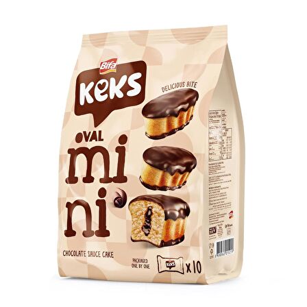 Bifa Keks Mini Oval Kek Çikolatalı 180 gr x 2 Adet