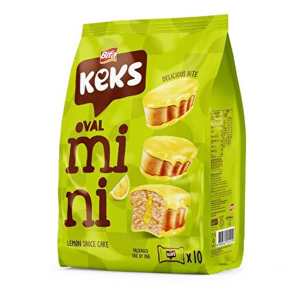 Bifa Keks Mini Oval Kek Limonlu 180 gr x 2 Adet