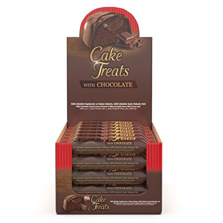 Bifa Cake Treats Sütlü Çikolatalı Kakaolu Bar Kek 35 gr x 24 adet