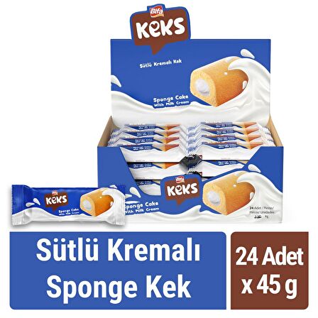 Bifa Keks Sponge Kek 45 gr x 24 adet