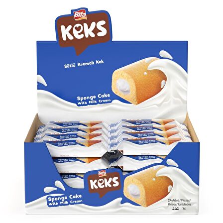 Bifa Keks Sponge Kek 45 gr x 24 adet