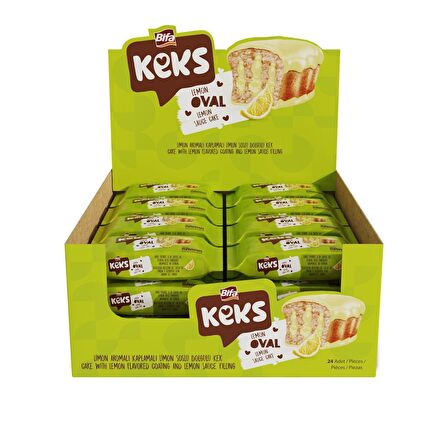 Bifa Keks Oval Kek Limonlu 45 gr x 24 Adet