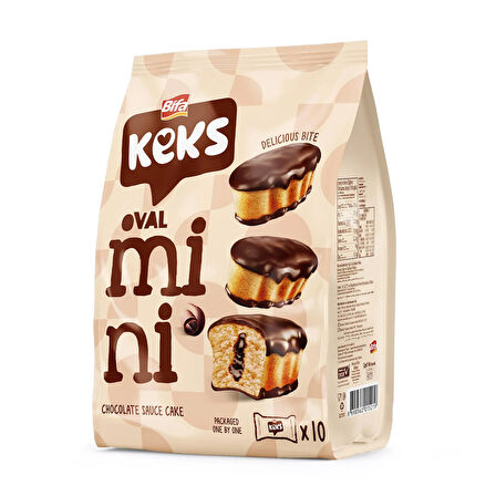 Bifa Keks Mini Oval Kek Çikolatalı 170 gr x 2 Adet