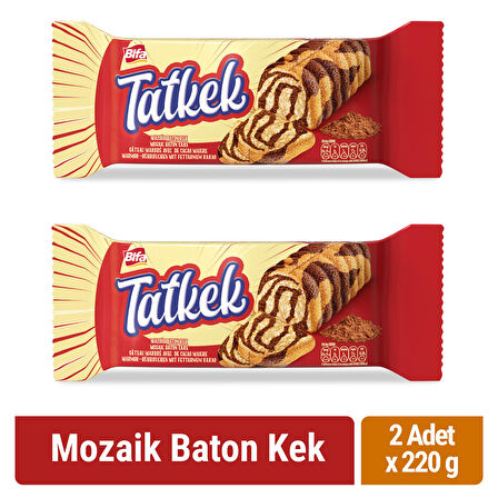 Bifa Tatkek Mozaik Baton Kek 220 gr x 2 adet