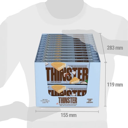 Thinster Hindistan Cevizli Kremalı Gofret 55 gr x 24 adet
