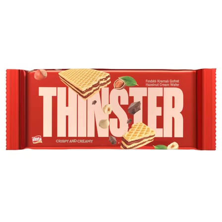 Thinster Fındık Kremalı Gofret 55 gr x 4 adet