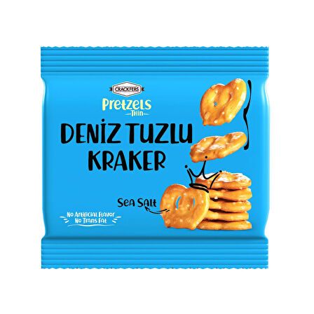 Crackfers Pretzel Deniz Tuzlu 35 gr x 24 Adet