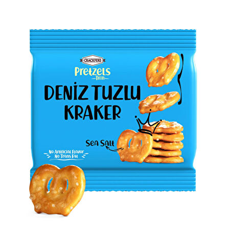 Crackfers Pretzel Deniz Tuzlu 35 gr x 6 Adet