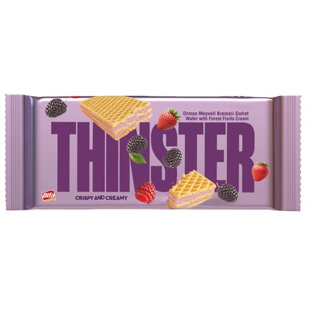 Thinster Orman Meyveli Kremalı Gofret 55 gr x 24 adet