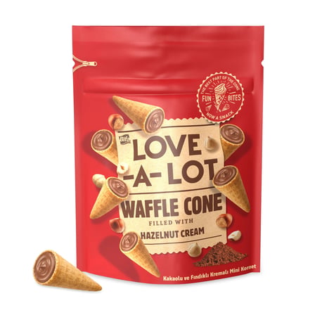 Love-A-Lot Mini Kornet 3'lü Tadım Serisi 55 gr x 3 adet